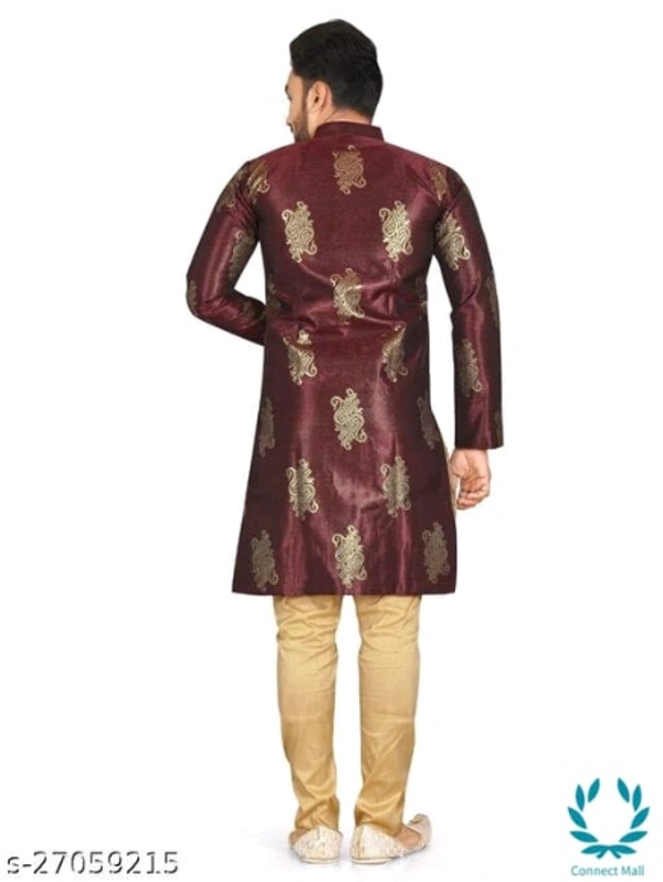 Urbane Mens Kurta Sets  - S, Top Fabric:Jacquard, Bottom Fabric: Cotton, Straigth Pajama, MultiPack :1